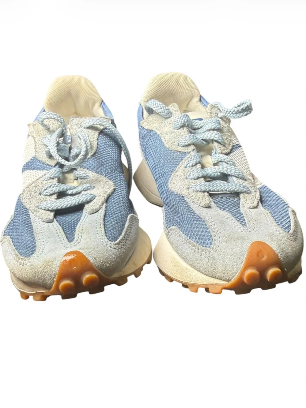 New Balance 327 MS327MQ Sneakers Blue White Gum Sole Women’s 6.5 / Men’s 5